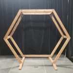 HEXAGON ARCH WOOD
