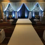 CRYSTAL DRAPE WHITE ON BLACK