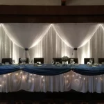 CRYSTAL DRAPE WHITE ON WHITE