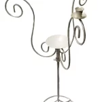 CANDELABRAS 3 ARM WHITE