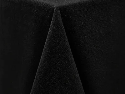 Black Majestic Satin Chair Sash Rental Edmonton