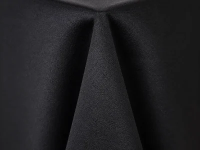 Black Matte Satin Chair Sash Rental Edmonton