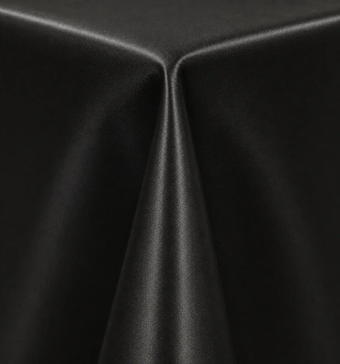 Black Poly Satin Chair Sash Rental Edmonton