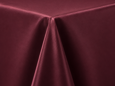 Burgundy Poly Satin Chair Sash Rental Edmonton