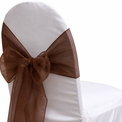 Organza Brown Sash