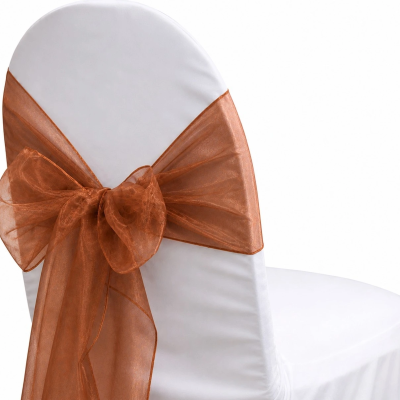 Organza Copper Sash