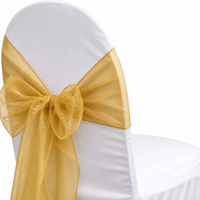 Organza Gold Sash