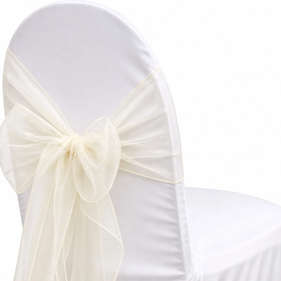 Organza Ivory Sash