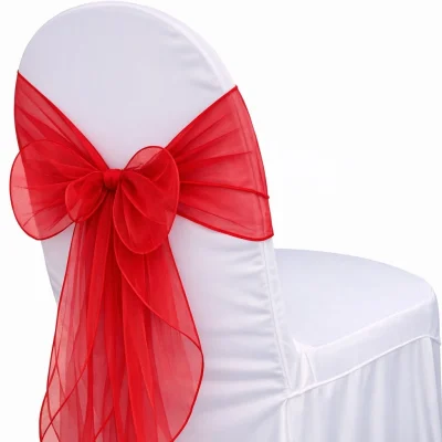Organza Red Sash
