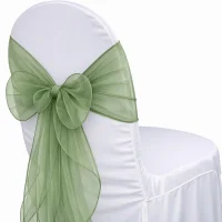 Organza Sage Sash