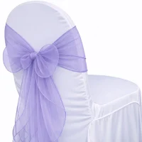 Organza Violet Sash
