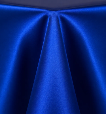 Royal Blue Poly Satin Chair Sash Rental Edmonton