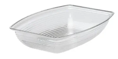 Serving Bowl Rectangle 19 12 x 14 Clear Rental edmonton