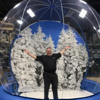 Snow Globe with 2 Blowers Rental Edmonton