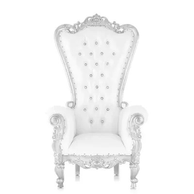 Throne-Chair-King-Queen-Silver-White-1