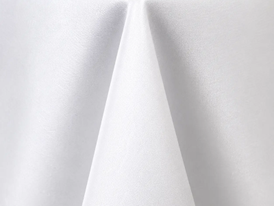 White Matte Satin Chair Sash Rental Edmonton