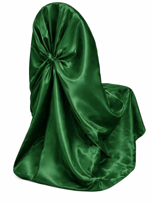 hunter-green-satin-chair-wrap-rental-edmonton