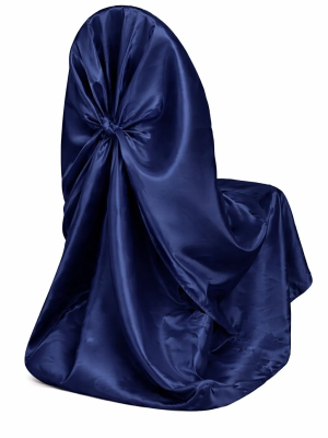 navy-blue-satin-chair-wrap-rental-edmonton